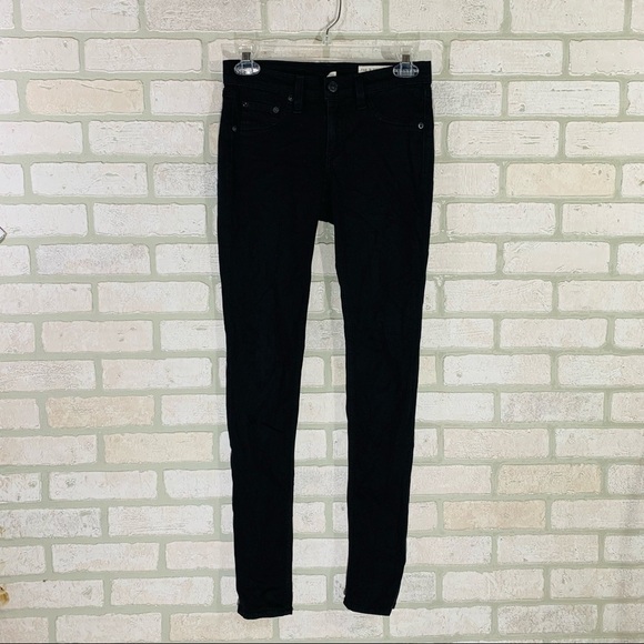 Rag & Bone Black Plush Legging Jeans - Picture 4 of 12